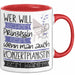 Konzertpianistin Tasse Geschenk Spruch Wer Will Schon Prinzessin Sein Wenn Man Auch Konzertpianistin Sein Kann Rot Trendation