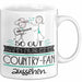 Country-Fan Geschenk Tasse So Gut Kann Nur Eine Country-Fan Aussehen Geschenkidee Geburtstag Weihnachten Lustig Weiß Trendation