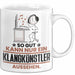 Klangkünstler Geschenk Tasse So Gut Kann Nur Ein Klangkünstler Aussehen Geschenkidee Kaffee-Becher Weiß Trendation