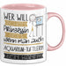 Aquarium-Tüftlerin Tasse Geschenk Spruch Wer Will Schon Prinzessin Sein Wenn Man Auch Aquarium-Tüftlerin Sein Kann Rosa Trendation