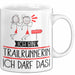 Geschenk für Trailrunnerin Tasse Lustige Geschenkidee Geburtstag Ich Bin Trailrunnerin Ich Darf Das Weiß Trendation