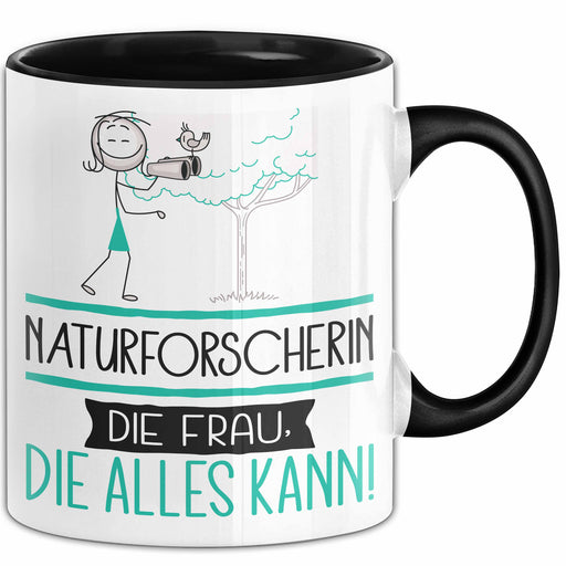 Naturforscherin Geschenk Tasse Becher Die Frau Die Allen Kann Geschenkidee für eine Naturforscherin Lustig Trendation