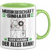 Musikgeschäftsinhaber Tasse Geschenk für Musikgeschäftsinhaber Der Mann Der Alles Kann Geschenkidee zum Geburtstag Grün Trendation