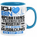 Operationstechnischer Assistent Ausbildung Tasse Geschenk Ich Bin Operationstechnischer Assistent In Der Ausbildung Ich Darf Das Geschenkidee Spruch Blau Trendation