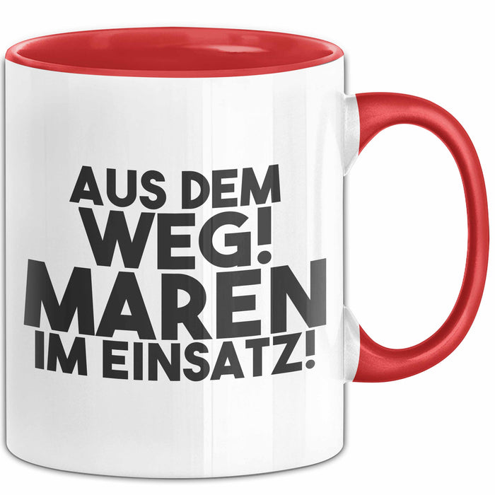 Maren Tasse Aus Dem Weg! Maren Im Einsatz! Geschenk