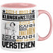 Klangkünstler Geschenk Tasse Lustige Geschenkdiee für einen Klangkünstler Geburtstag Ich Bin Klangkünstler Ich Kann Es Dir Erklären Aber Nicht Für Dich Verstehen Rosa Trendation