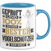 Vogelschützer Geschenk Lustiger Spruch für Vogelschützer Geschenkidee Bester Vogelschützer Der Welt Blau Trendation