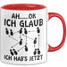 Tanzlehrer Tasse Geschenk Ah Ok Ich Glaub Ich Habs Jetzt Tanzen Tänzer Geschenkidee Rot Trendation