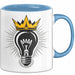Startup Gründer Tasse Geschenkidee für Unternehmer Fans Blau Trendation