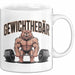 Gewichthebender Bär Tasse Geschenk Lustige Geschenkidee Spruch Gewichthebär Weiß Trendation