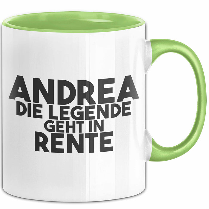 Andrea Tasse Andrea – Die Legende Geht In Rente Geschenk