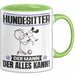 Hundesitter Tasse Geschenk für Hundesitter Der Mann Der Alles Kann Geschenkidee zum Geburtstag Grün Trendation