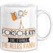 Forscherin Geschenk Tasse Becher Die Frau Die Allen Kann Geschenkidee für eine Forscherin Lustig Weiß Trendation