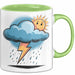 Meteorologe Tasse Geschenk Lustige Geschenkidee Spruch Für Wetter Beobachter Grün Trendation