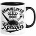 Heimwerker Geschenk Tassen Partner-Tassen Kaffee-Becher Heimwerker Königin Frauen Schwarz Trendation