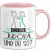 Judoka Tasse Geschenk Ich Bin Judoka Und Du So Geschenkidee Lustiger Spruch Becher Rosa Trendation