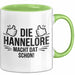 Hannelore Tasse Geschenk Die Hannelore Macht Dat Schon Geschenkidee Becher mit Name Grün Trendation