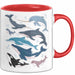 Wal Tier Tasse Geschenk Lustige Geschenkidee Spruch Rot Trendation