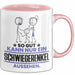 Schwiegerenkel Geschenk Tasse So Gut Kann Nur Ein Schwiegerenkel Aussehen Geschenkidee Kaffee-Becher Rosa Trendation