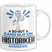 Historiker Geschenk Tasse So Gut Kann Nur Ein Historiker Aussehen Geschenkidee Kaffee-Becher Weiß Trendation