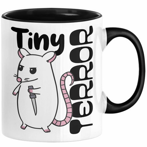 Beste Freundin Tasse Geschenk Tiny Terror Geschenkidee für Kollegin oder Beste Freundin Schwarz Trendation