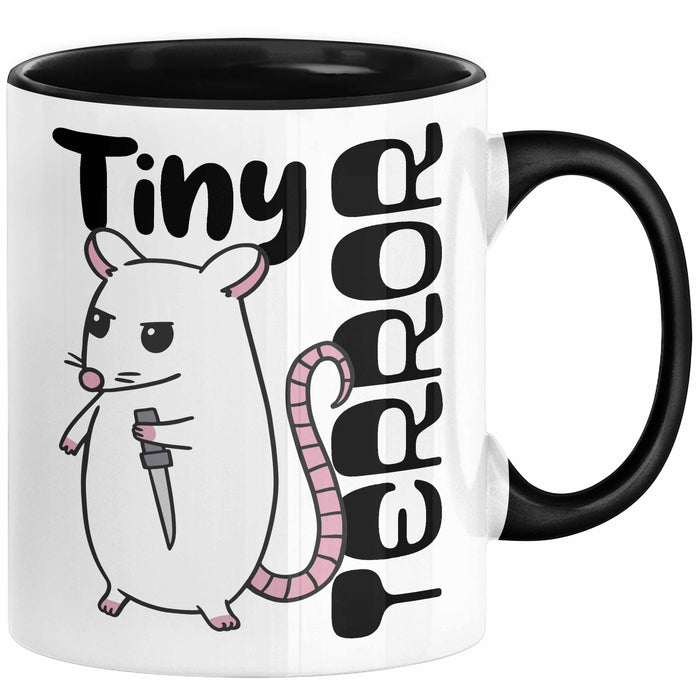 Beste Freundin Tasse Geschenk Tiny Terror Geschenkidee für Kollegin oder Beste Freundin Schwarz Trendation