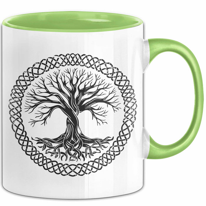 Bonsai-Baum-Liebhaber Tasse Geschenk Geschenkidee Gärtner Grün Trendation