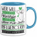 Influencerin Tasse Geschenk Spruch Wer Will Schon Prinzessin Sein Wenn Man Auch Influencerin Sein Kann Blau Trendation