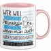 Hundebedarfsverkäuferin Tasse Geschenk Spruch Wer Will Schon Prinzessin Sein Wenn Man Auch Hundebedarfsverkäuferin Sein Kann Rosa Trendation