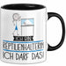 Geschenk für Reptilienhalterin Tasse Lustige Geschenkidee Geburtstag Ich Bin Reptilienhalterin Ich Darf Das Trendation