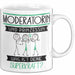 Moderatorin Und Prinzessin Tasse Geschenk Für Eine Moderatorin Geburtstag Was Ist Deine Superkraft Weiß Trendation