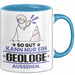 Geologe Geschenk Tasse So Gut Kann Nur Ein Geologe Aussehen Geschenkidee Kaffee-Becher Blau Trendation