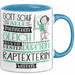 Raptexterin Geschenk Becher Tasse Gott Schuf Alle Menschen Gleich Nur Die Besten Durfeten Raptexterin Werden Geschenkidee Lustig Blau Trendation