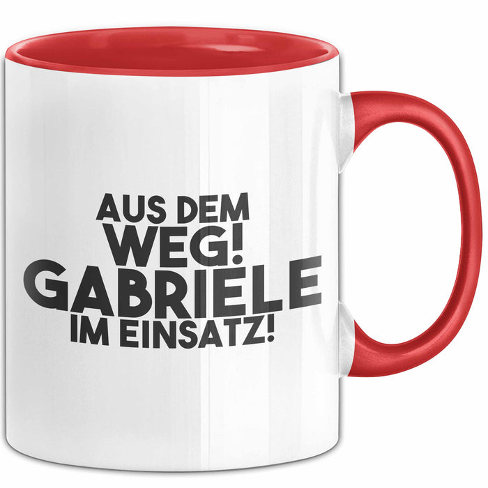Gabriele Tasse Aus Dem Weg! Gabriele Im Einsatz! Geschenk