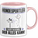 Hundesportler Tasse Geschenk für Hundesportler Der Mann Der Alles Kann Geschenkidee zum Geburtstag Rosa Trendation