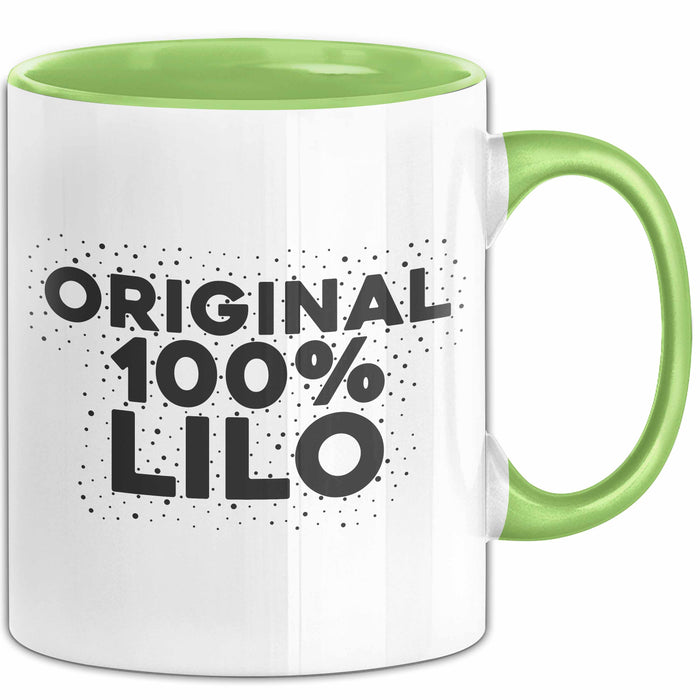 Lilo Tasse Original 100% Lilo Geschenk Grün Trendation