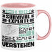 Survival-Experte Geschenk Kaffee-Tasse Geschenkidee für Survival-Experte Ich Bin Survival-Experte Ich Kann Es Dir Erklären Jedoch Nicht Für Dich Verstehen Spruch Lustig Rosa Trendation