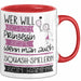 Squash-Spielerin Tasse Geschenk Spruch Wer Will Schon Prinzessin Sein Wenn Man Auch Squash-Spielerin Sein Kann Rot Trendation