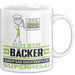 Bäcker Geschenk Tasse Ich Bin Bäcker Aber Sag Doch Einfach Superheld Lustige Geschenkdiee für Bäcker Kaffee-Becher Weiß Trendation