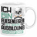 Fliesenleger Ausbildung Tasse Geschenk Ich Bin Fliesenleger In Der Ausbildung Ich Darf Das Geschenkidee Spruch Weiß Trendation