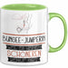 Bungee-Jumperin Weil Es Keinen Schöneren Beruf Gibt Tasse Geschenk für Eine Bungee-Jumperin Lustig Grün Trendation