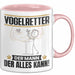 Vogelretter Tasse Geschenk für Vogelretter Der Mann Der Alles Kann Geschenkidee zum Geburtstag Rosa Trendation