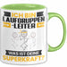 Laufgruppenleiter Tasse Geschenk für Laufgruppenleiter Geburtstag Lustiger Spruch Kaffee-Becher Was Ist Deine Superkraft Grün Trendation