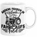 Bauer Landwirt Tasse Geschenk Andere Fahren In Den Urlaub Ich Fahre Aufs Feld Geschenkidee Bauern Kaffee-Becher Weiß Trendation