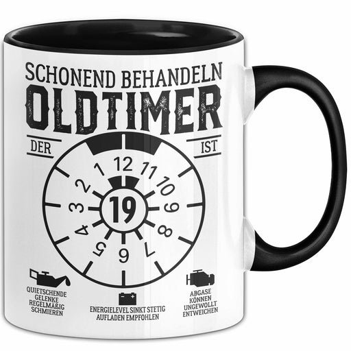 19. Geburtstag Tasse Geschenk Schonend Behandeln Oldtimer Der Ist 19 Geschenkidee Kaffee-Becher Trendation