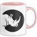 Nashorn Tasse Geschenk Lustige Geschenkidee Spruch Rosa Trendation