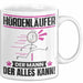 Hürdenläufer Tasse Geschenk für Hürdenläufer Der Mann Der Alles Kann Geschenkidee zum Geburtstag Weiß Trendation