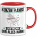 Konzertpianist Tasse Geschenk für Konzertpianist Der Mann Der Alles Kann Geschenkidee zum Geburtstag Rot Trendation