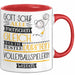 Volleyballspielerin Geschenk Becher Tasse Gott Schuf Alle Menschen Gleich Nur Die Besten Durfeten Volleyballspielerin Werden Geschenkidee Lustig Rot Trendation