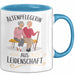 Krankenschwester Pflege Betreuung Tasse Geschenk Lustige Geschenkidee Spruch Altenpflegerin Aus Leidenschaft Blau Trendation